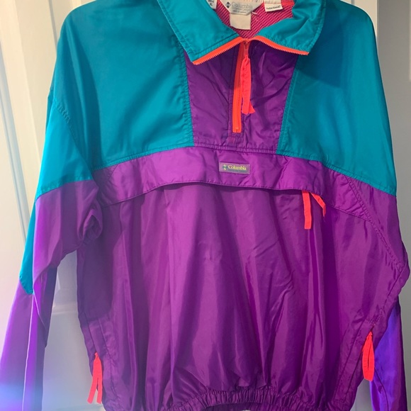 Columbia vintage retro windbreaker